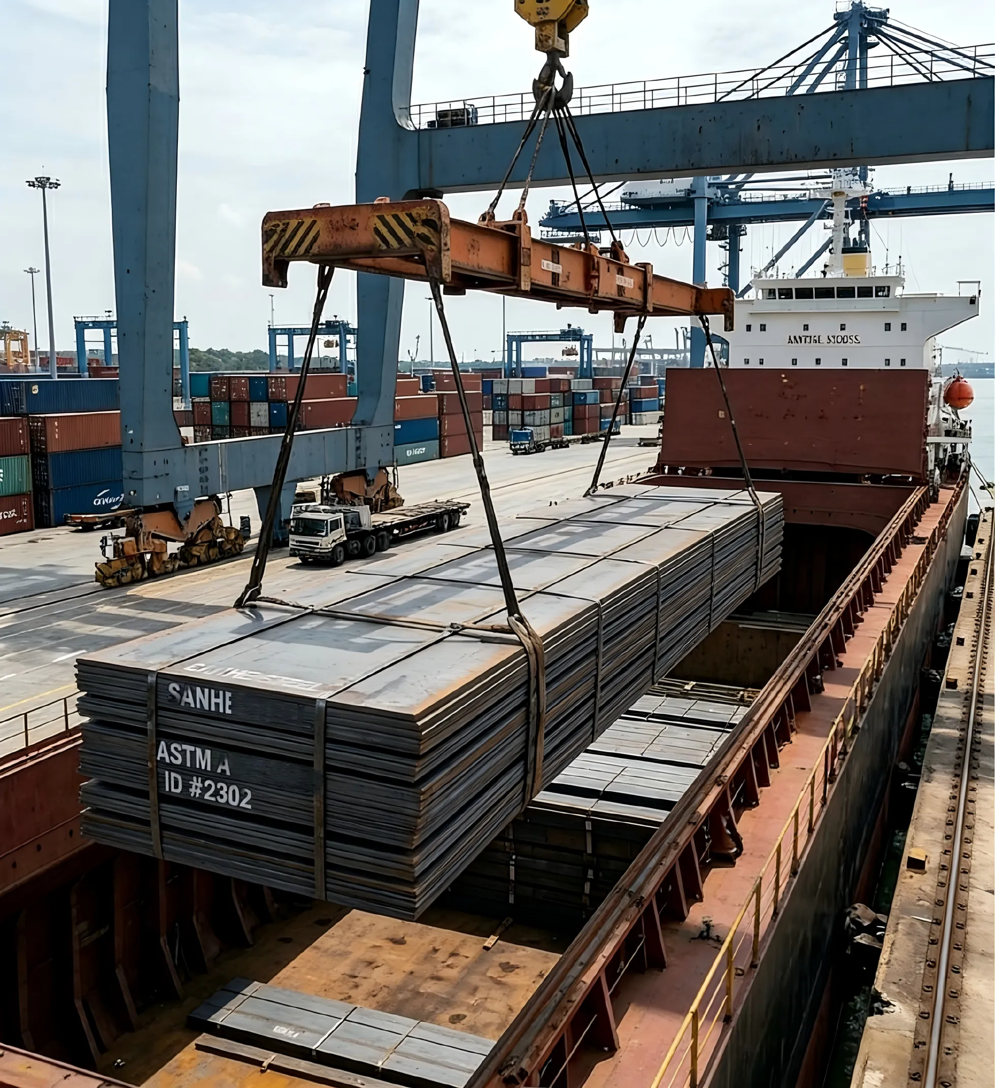 Испораката на Sanhe Steel во странство на лим со висока цврстина руши рекорди, со ASTM стандардите интегрирани во основниот мотор